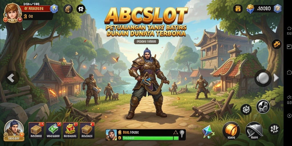 Screenshot gameplay menunjukkan petualangan seru di dunia terbuka.