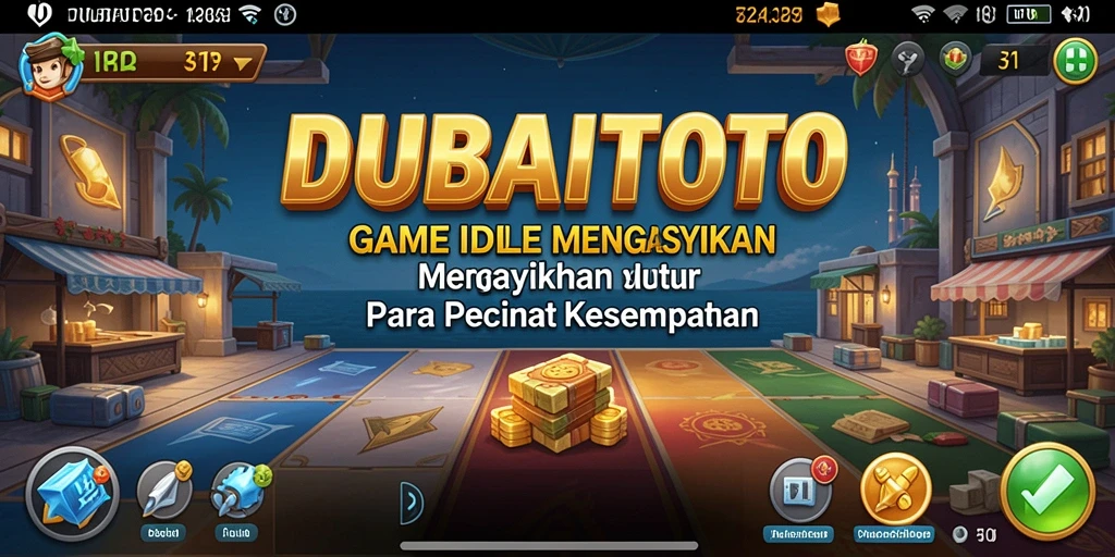 Tampilan gameplay DUBAITOTO dengan elemen-elemen Idle yang menarik.