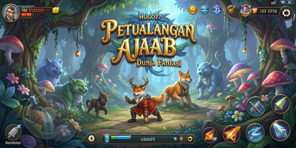 Tangkapan layar HUGO77 menampilkan momen seru dalam perjalanan petualangan.