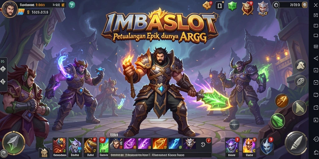 Tampilan gameplay seru dan menantang dalam IMBASLOT.