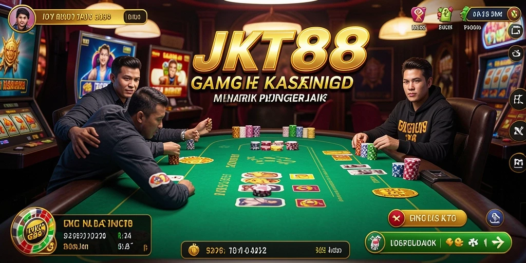 Screenshot JKT88 menampilkan gameplay Kasino yang seru dan menarik.
