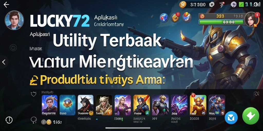 Tampilan antarmuka LUCKY72 yang bersih dan intuitif