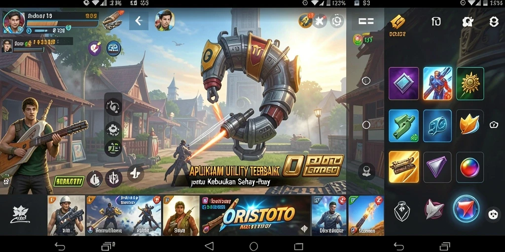 Screenshot ORISTOTO menunjukkan kemudahan penggunaan aplikasi Utility.