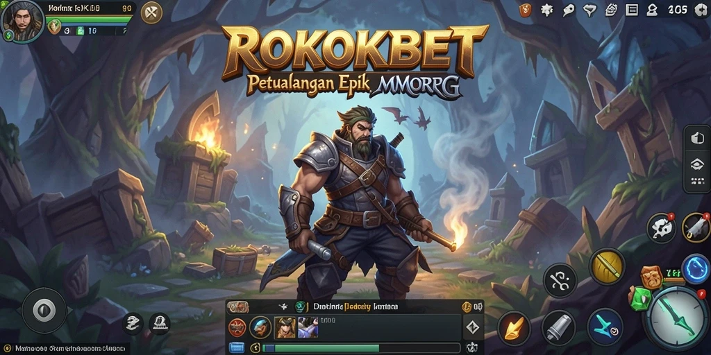 Gameplay menarik di dunia MMORPG penuh petualangan.