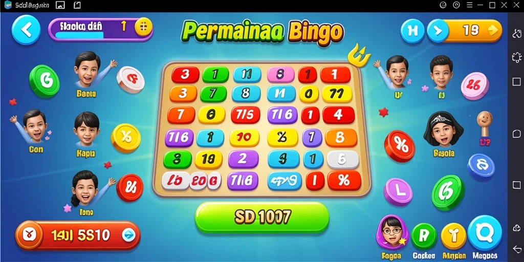 Tampilan menarik gameplay Bingo di SD107.