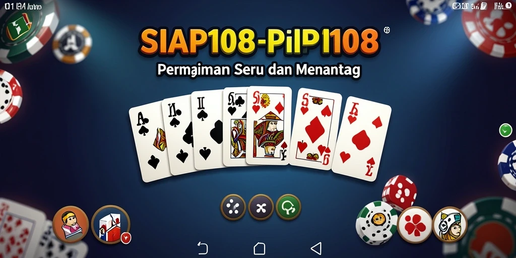 Tampilan gameplay seru dalam aplikasi SIAP108 Domino.
