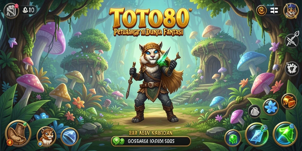 Tampilan gameplay seru TOTO80 dengan petualangan menegangkan.