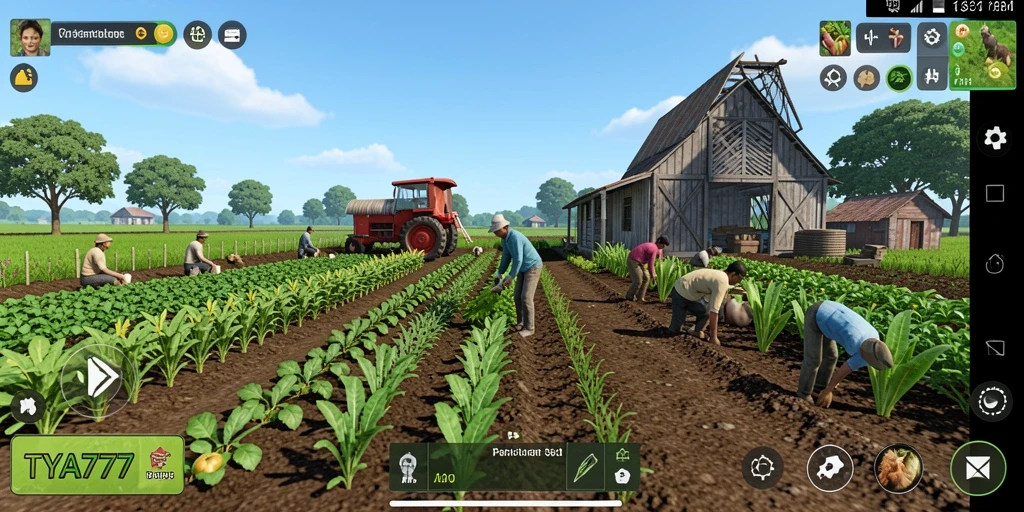 Gameplay menarik di ladang pertanian TYA777.